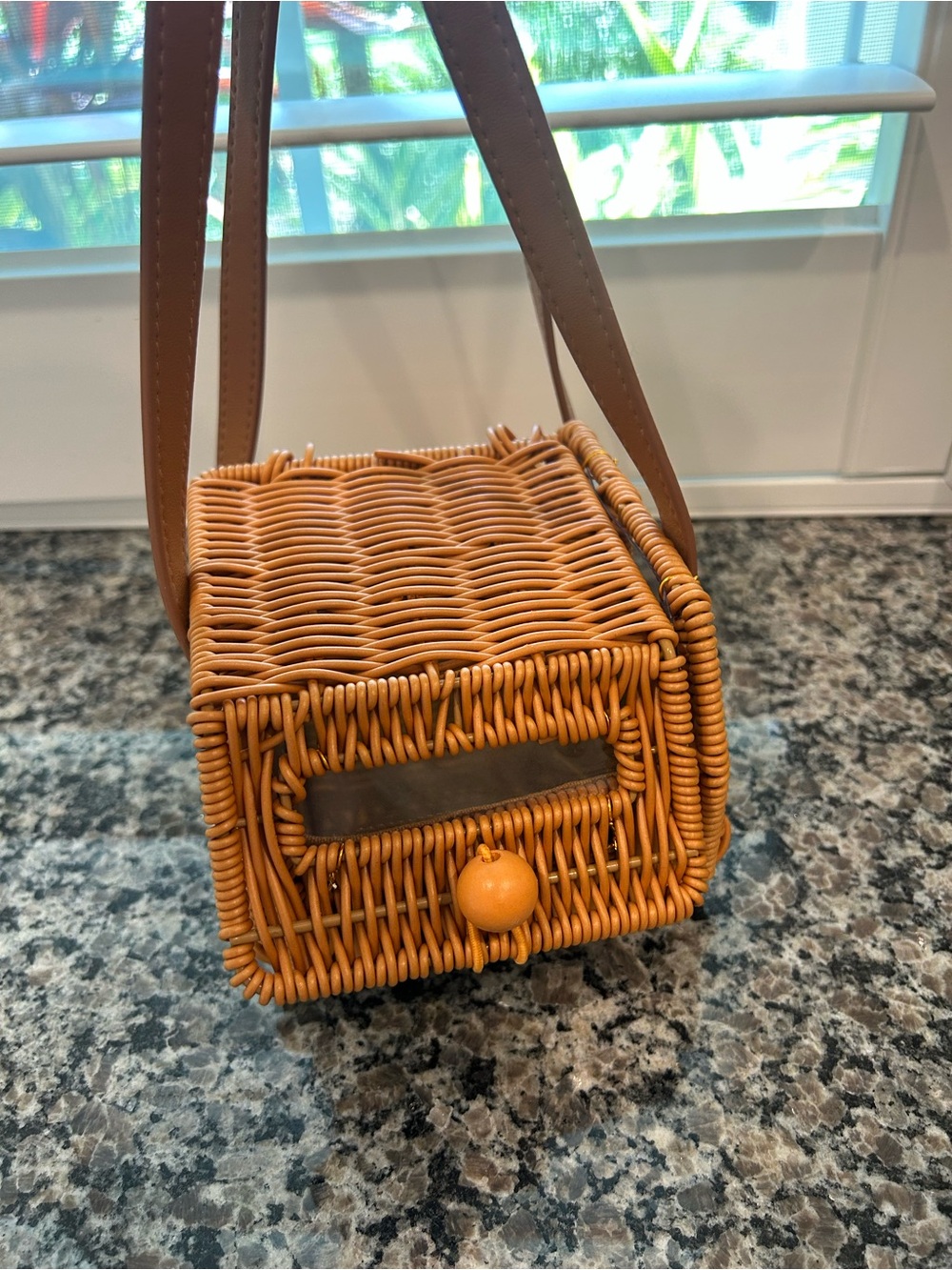 Tommy Bahama Wicker Jeep Car-Shaped Shoulder Handbag - Picture 4 of 8